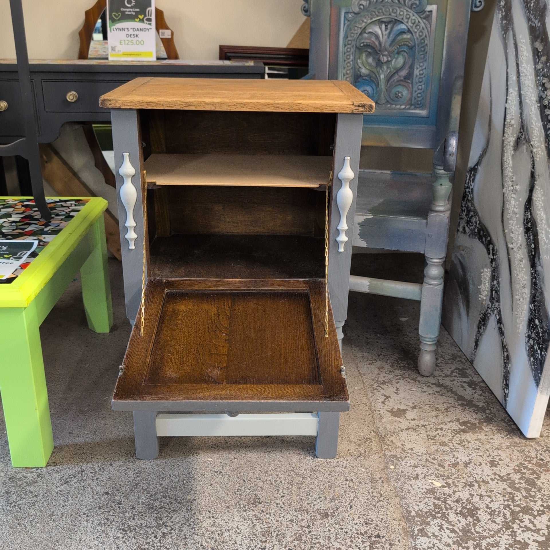 Upcycled Cabinet by our Volunteer Liam
